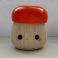 Orange Wooden Mushroom Toy