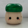 Green Wooden Mushroom Toy